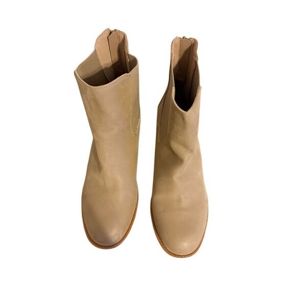 Brand New Mia Amore Letty Lug Sole Chelsea Chunky Ankle Boots in Stone Size 10 - Picture 6 of 13